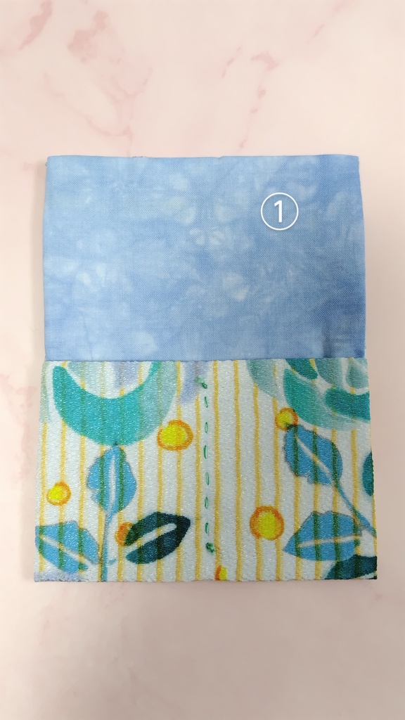 アクリルブロックフィギュア入れ(ペア用) ちりめん地