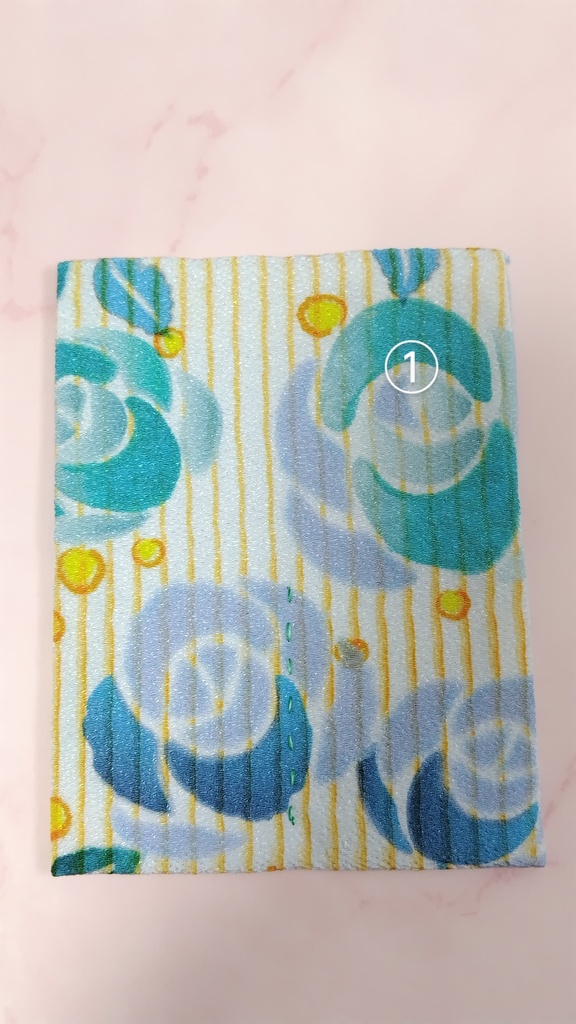 アクリルブロックフィギュア入れ(ペア用) ちりめん地