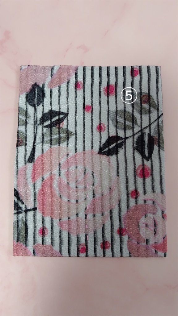 アクリルブロックフィギュア入れ(ペア用) ちりめん地