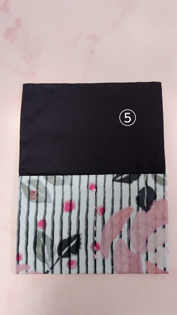 アクリルブロックフィギュア入れ(ペア用) ちりめん地