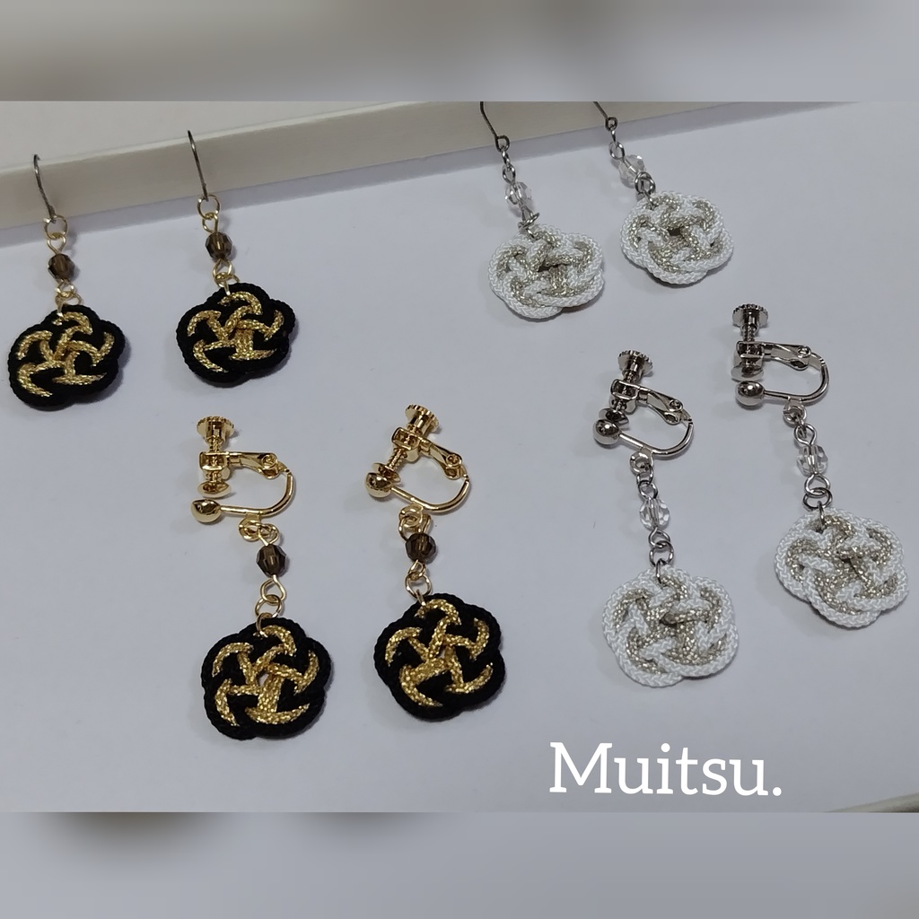モノクロイヤリング/ピアス