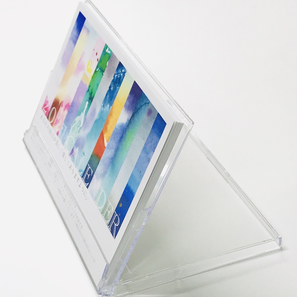 インク水彩卓上カレンダー(2021年)