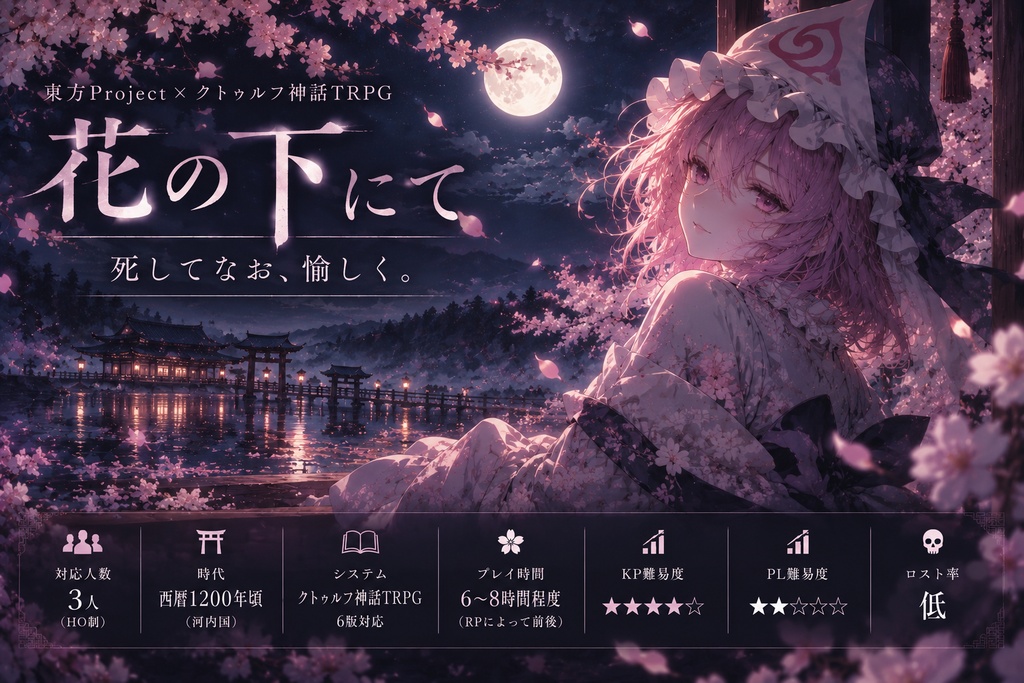 【東方Project×クトゥルフ神話TRPG】花の下にて