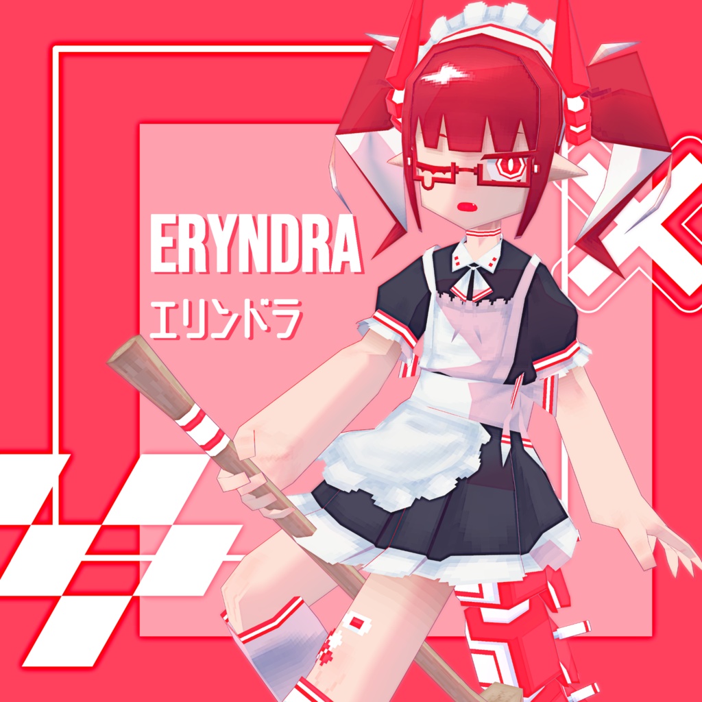 オリジナル3Dモデル「エリンドラ -Eryndra-」v1.0.2