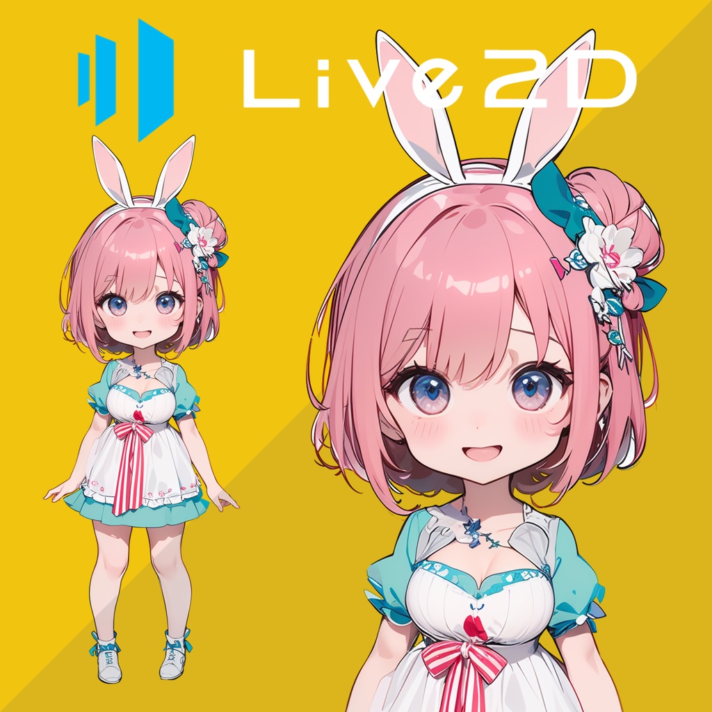 【限定1点】Live2Dモデル|バニー|Basic Series(ベーシックシリーズ)