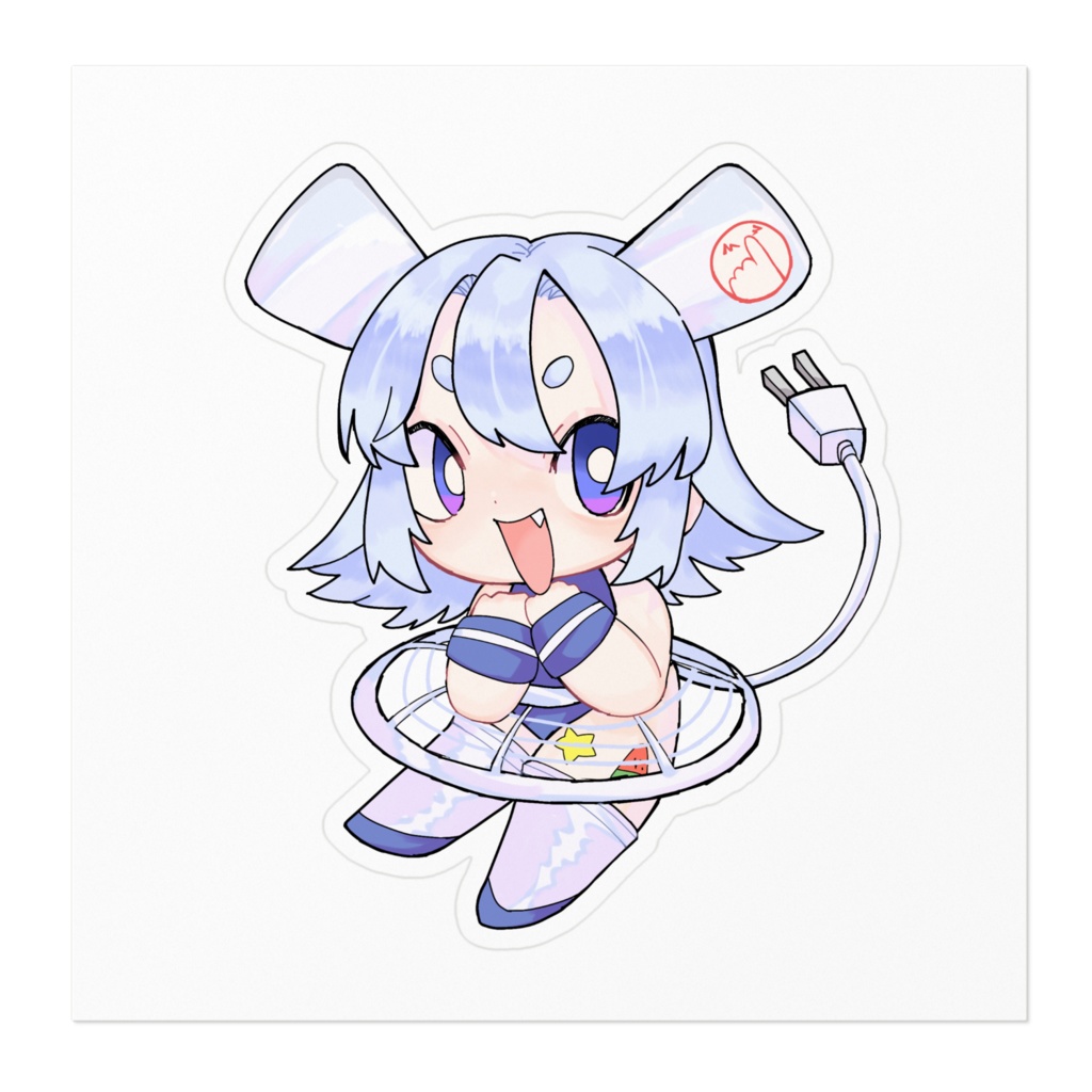 扇風機ちゃんステッカー