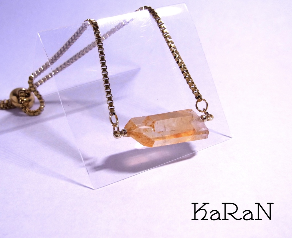 B003　タンジェリンクォーツ　ブレスレット