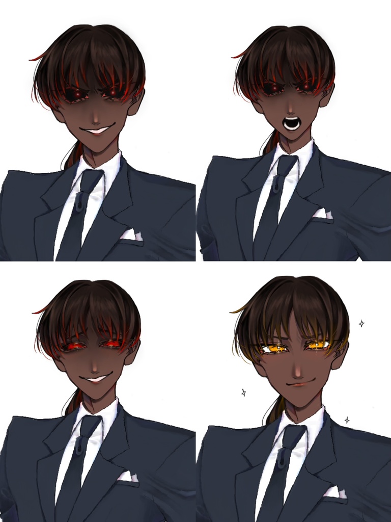 褐色イケメン(APP18)の立ち絵