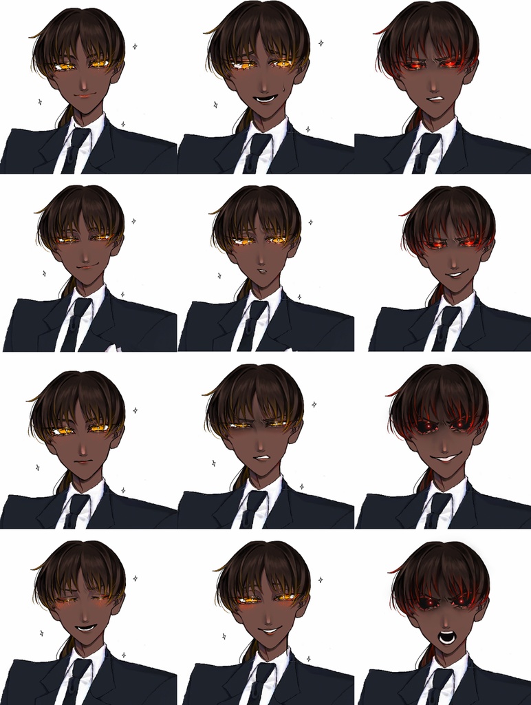 褐色イケメン(APP18)の立ち絵