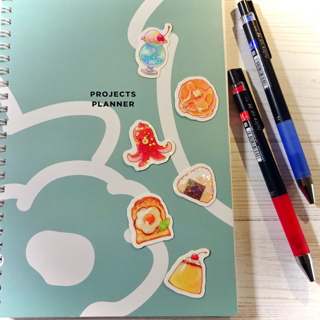 ダイカットホログラムシール(6種1セット)