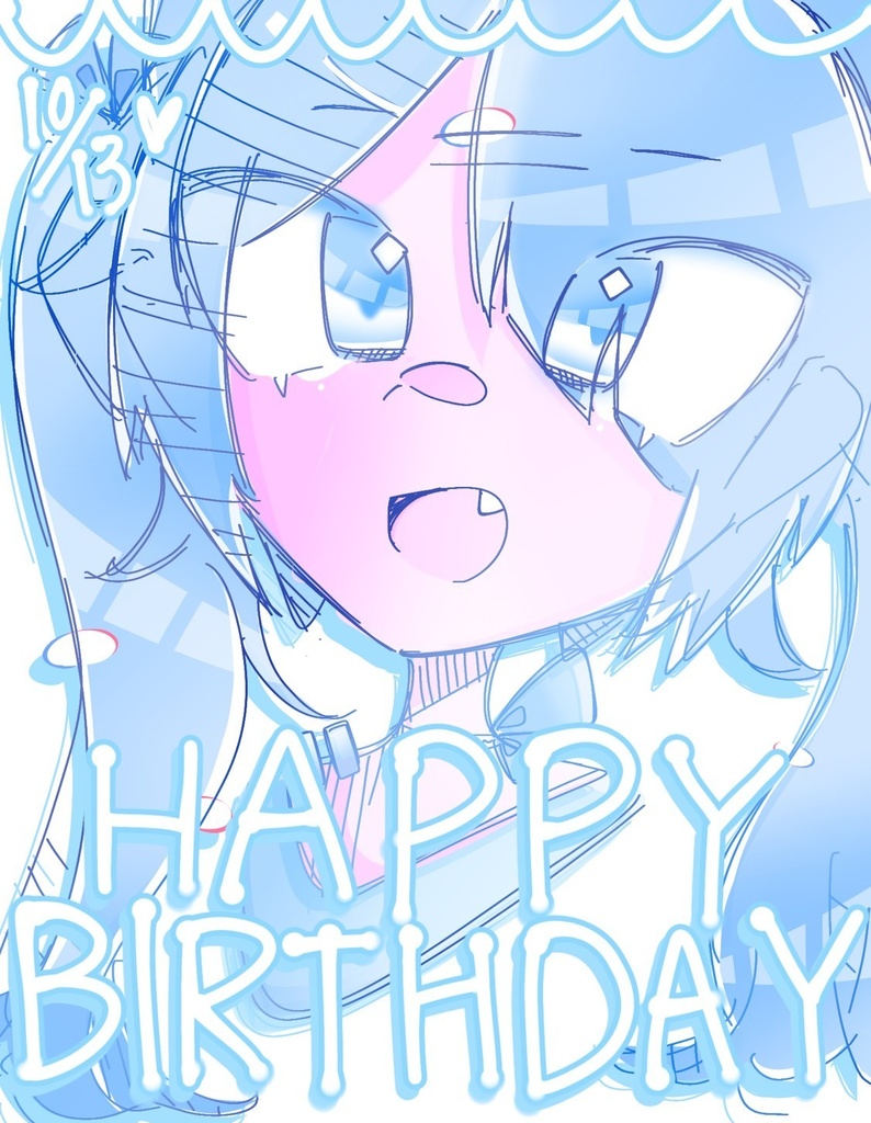💙🍼 誕生日記念 代理イラスト集