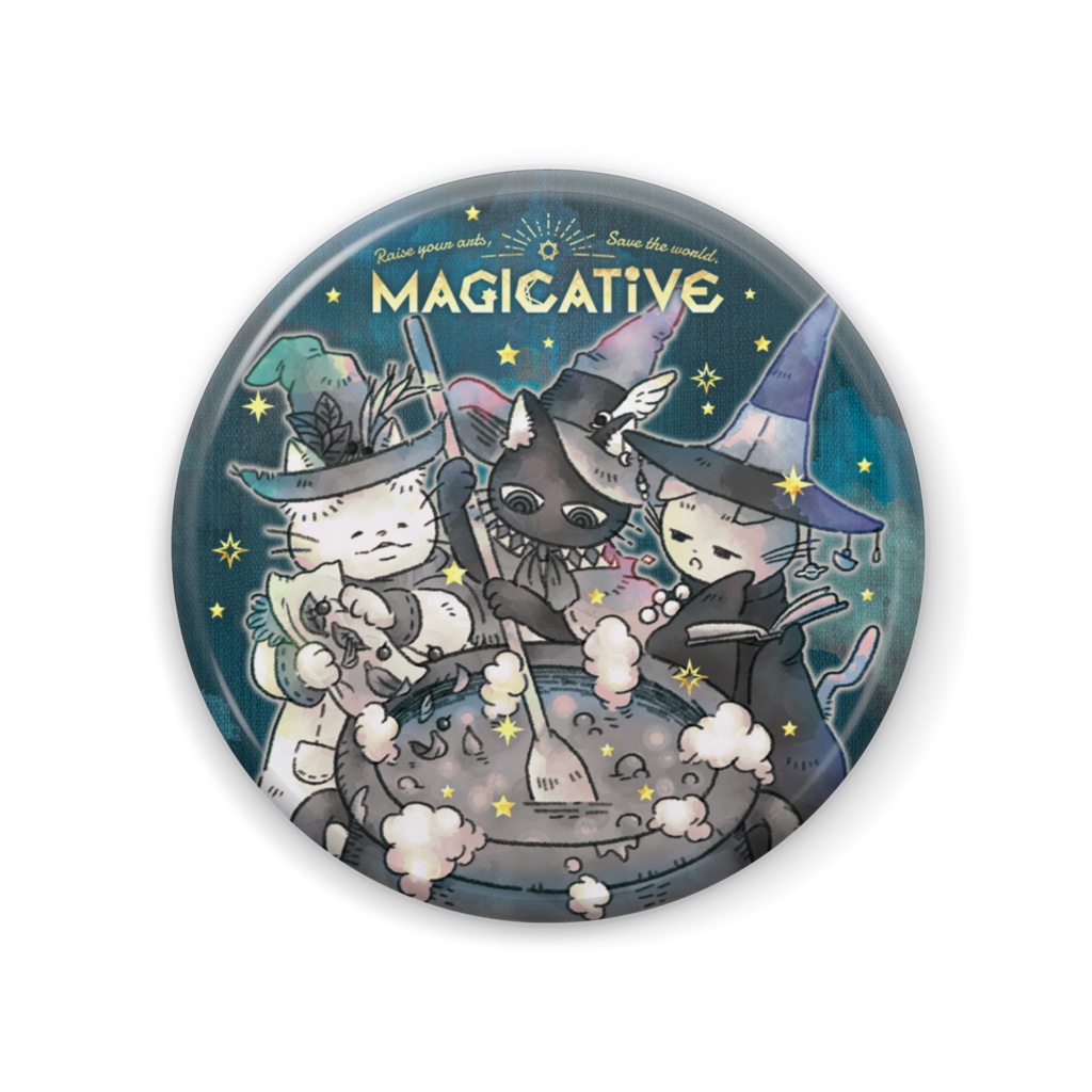 マジカティブ缶バッジ