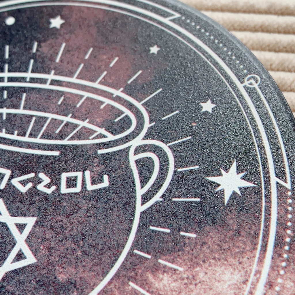 マジカティブコルドロン白雲石コースター