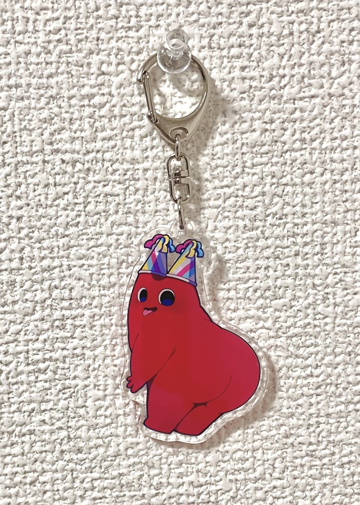 ぷりぷり🍑マスコットアクキー