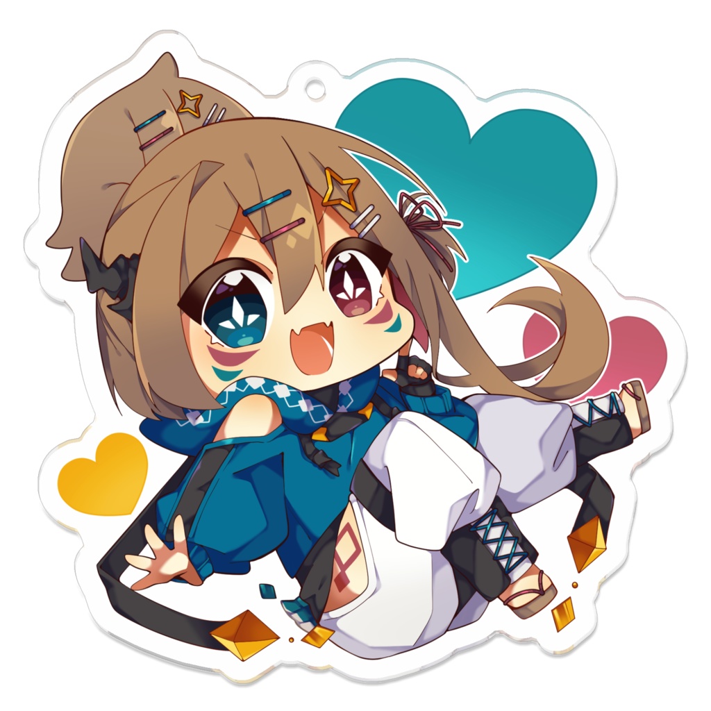 仁宙のりゅアクリルキーホルダー