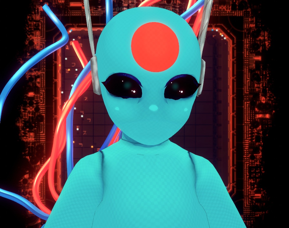 Looks to the moon puppet (Rain World)