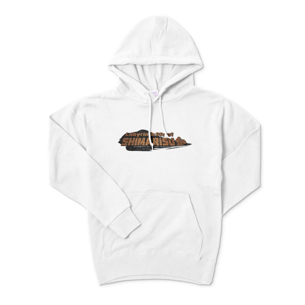 しまりすロゴパーカー(白)