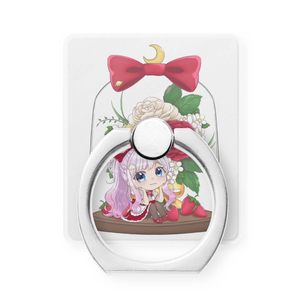 薔薇ドームミニキャラまるちゃんスマホリング