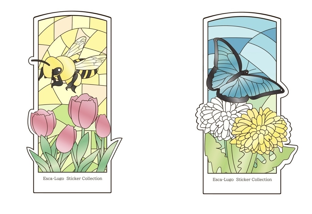 Esca Lugo Sticker Collection1&2