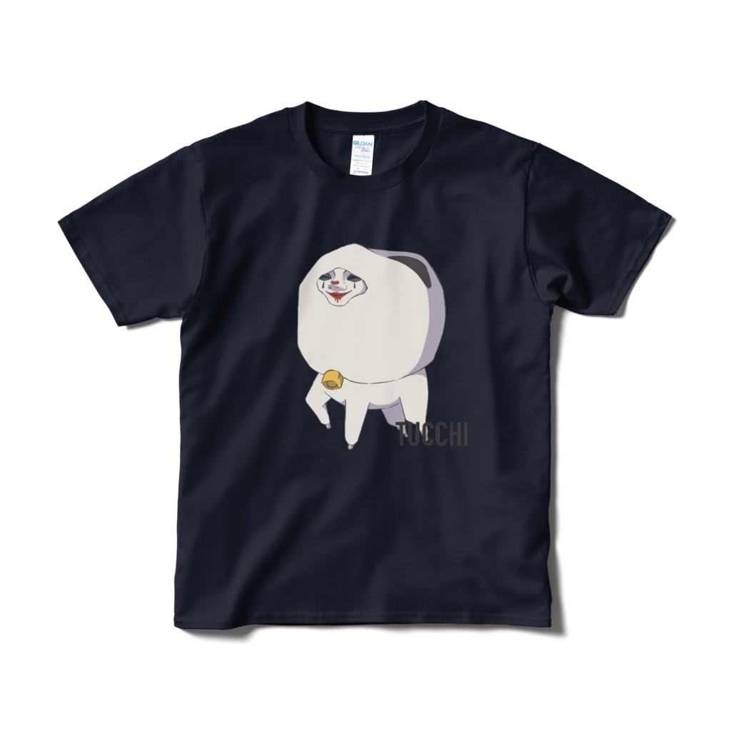 つっちTシャツ-ネイビー-