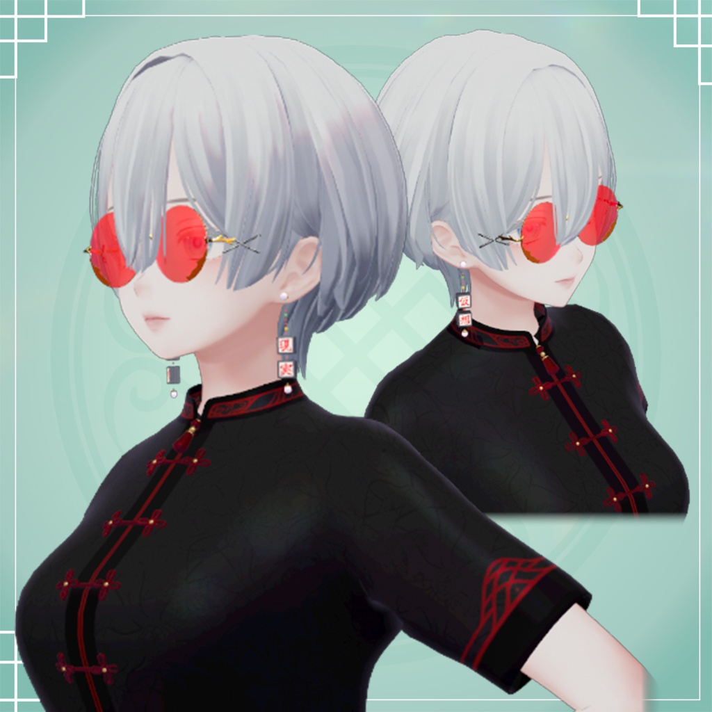 【無料配布】✼𖡼 中華サングラス 𖡼✼