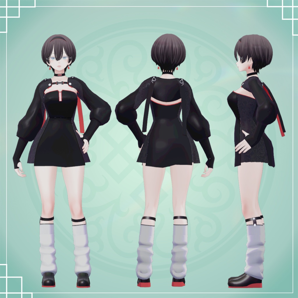 【森羅対応衣装】中華サイバードレス【MA対応】