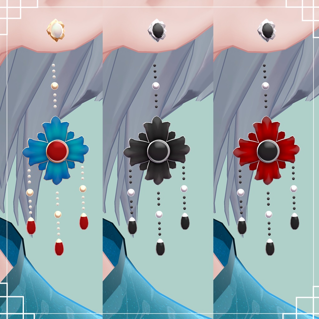 【森羅/MA対応】中華ピアス【森羅以外でも使えます】