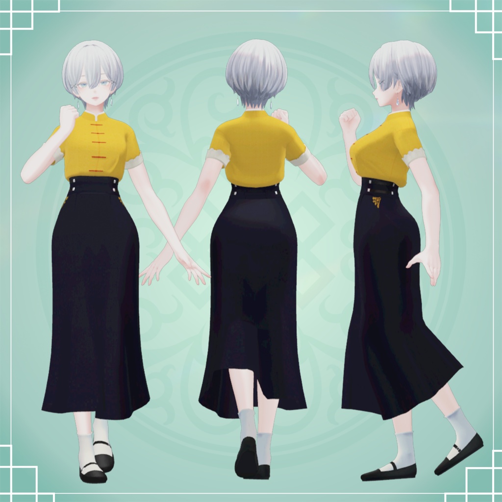 【森羅対応】中華清楚コーデ【MA対応】