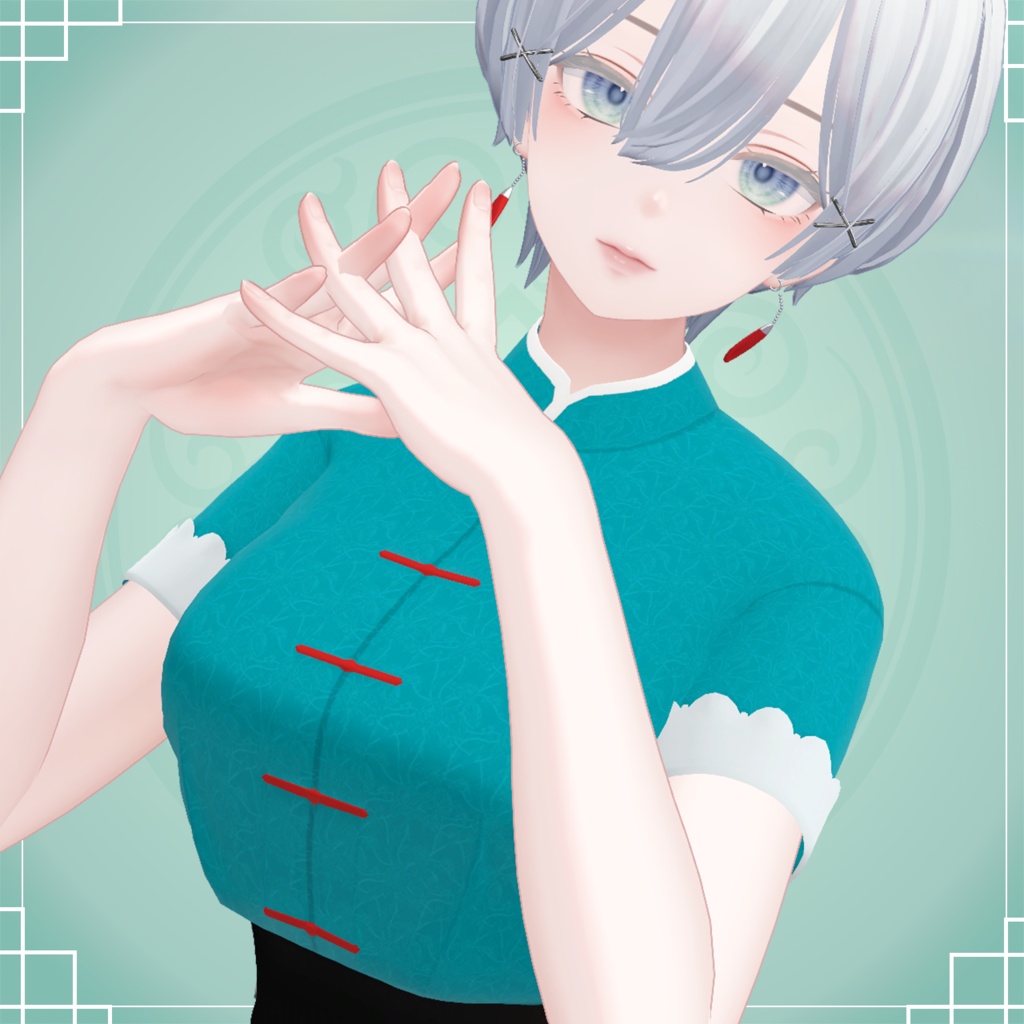 【森羅対応】中華清楚コーデ【MA対応】