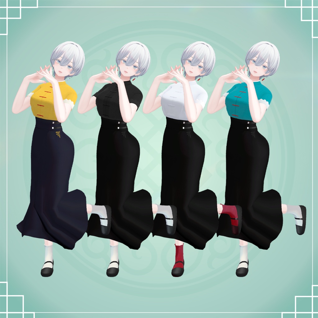 【森羅対応】中華清楚コーデ【MA対応】