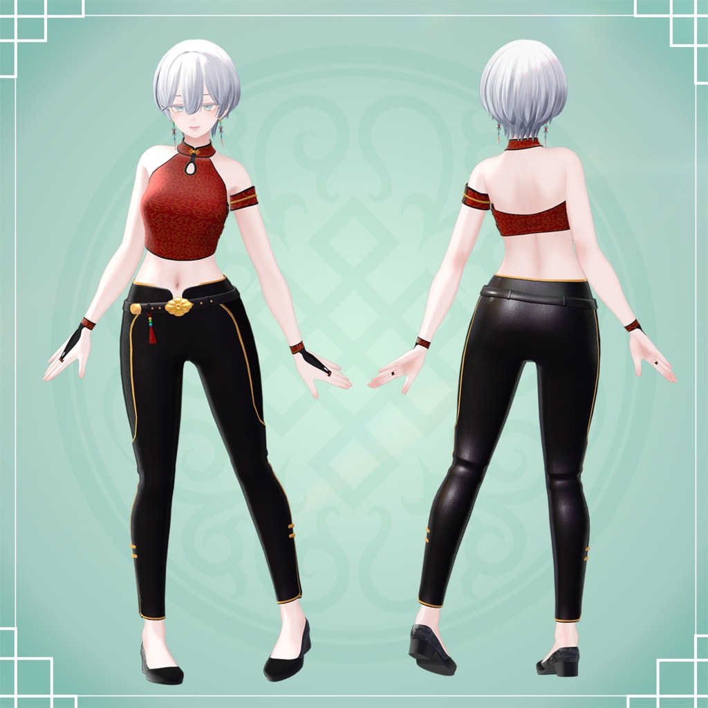 【森羅対応】袖なし中華テイスト【MA対応】