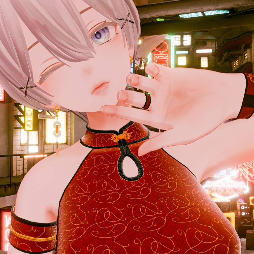 【森羅対応】袖なし中華テイスト【MA対応】