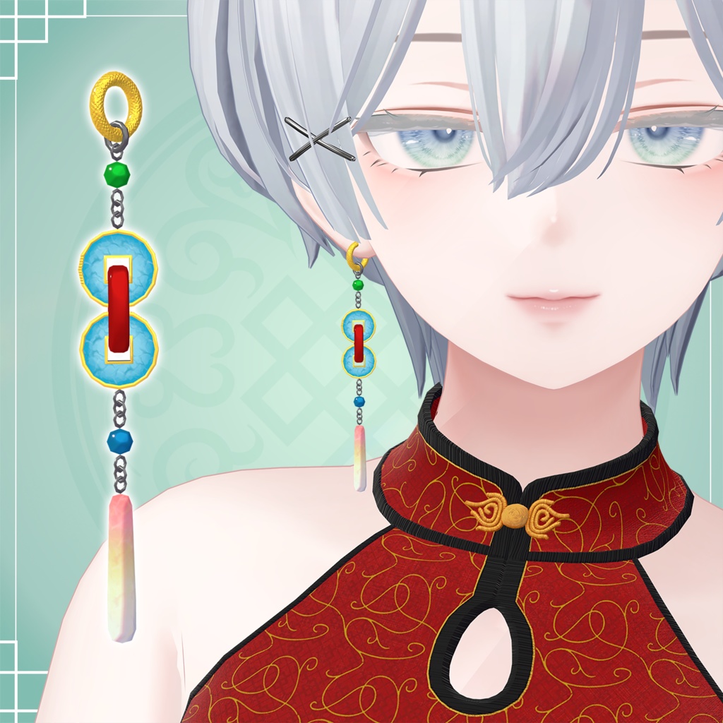 【森羅対応】袖なし中華テイスト【MA対応】