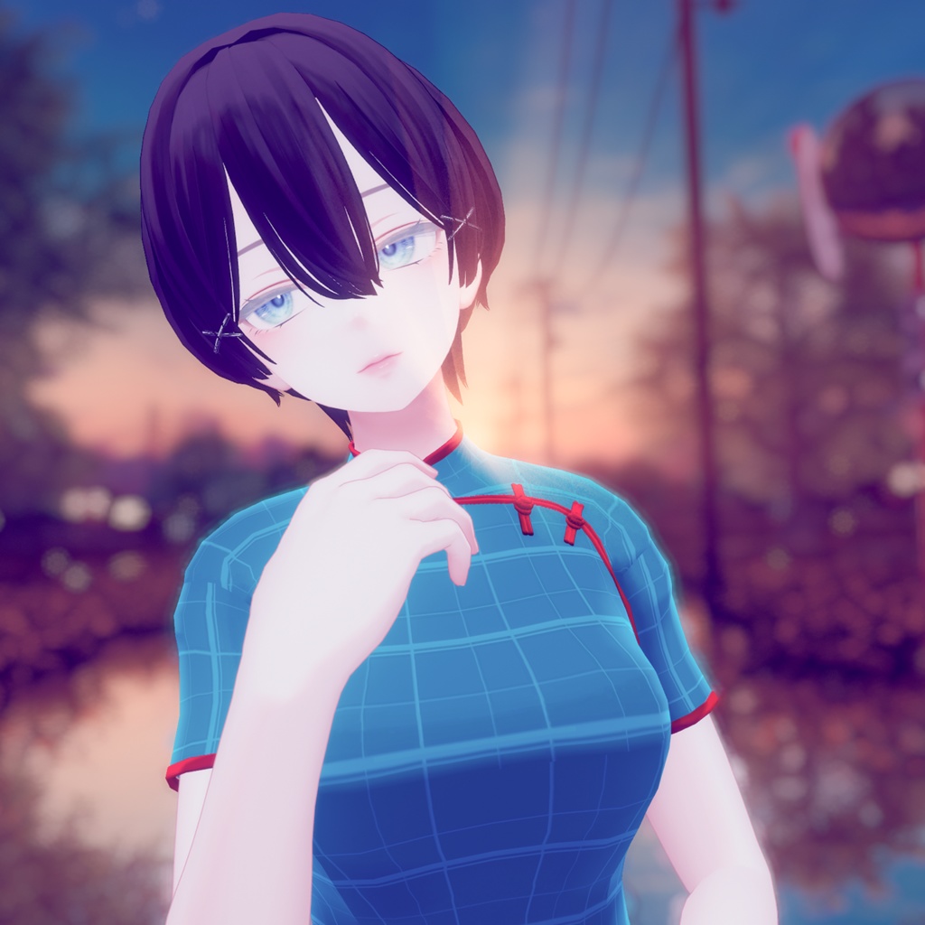 《9アバター対応》カジュアルチーパオ/カジュアルチャイナドレス《MA対応》