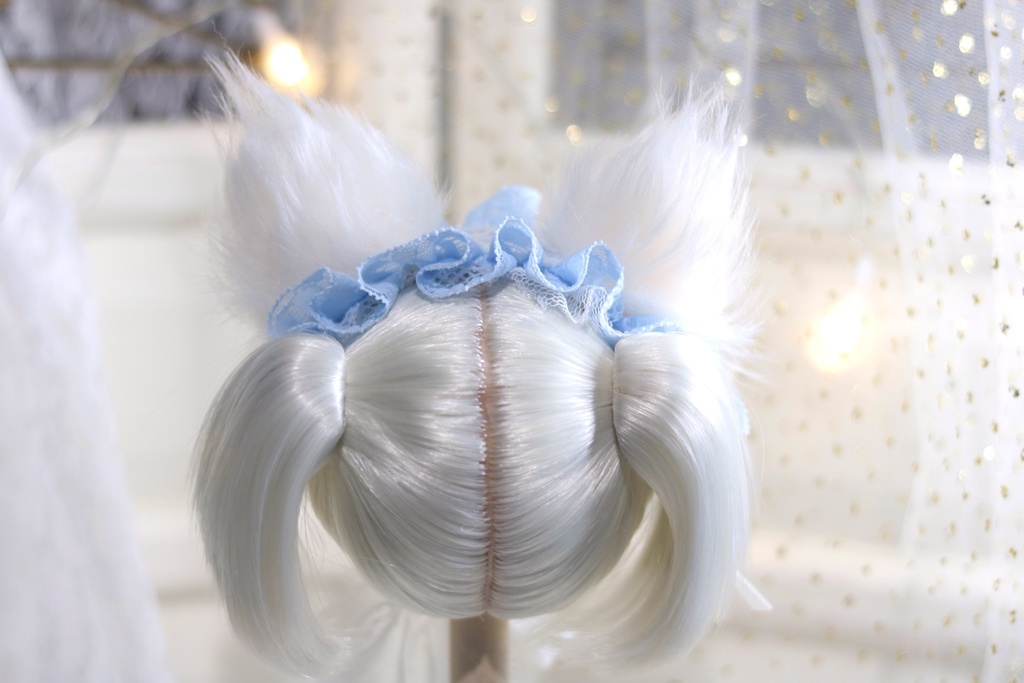 【即納】長毛ケモミミヘッドドレス