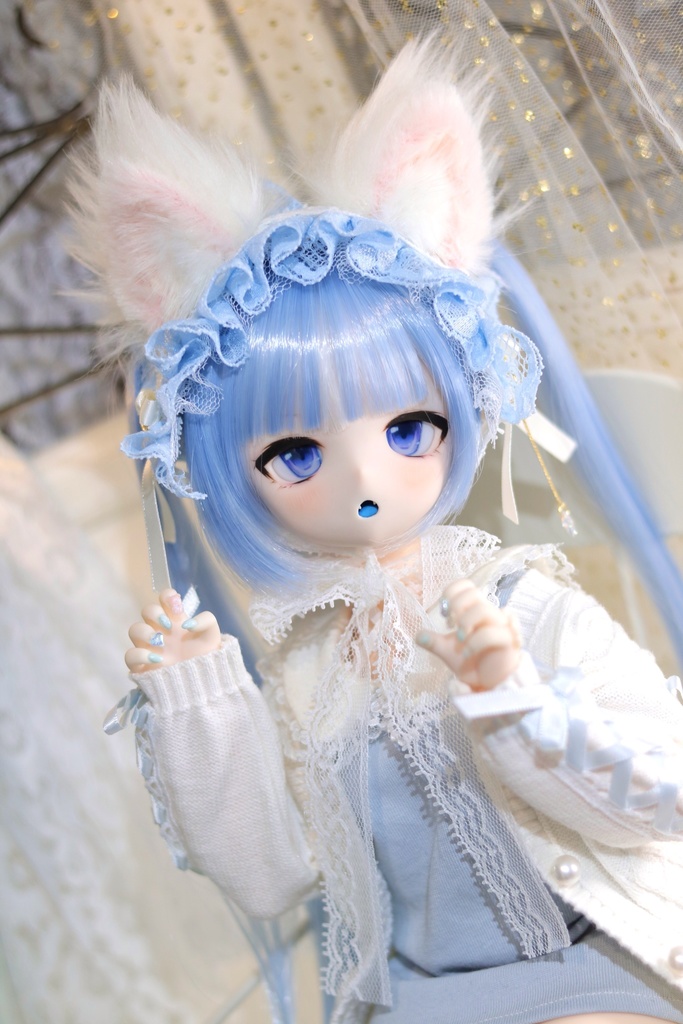 【即納】長毛ケモミミヘッドドレス