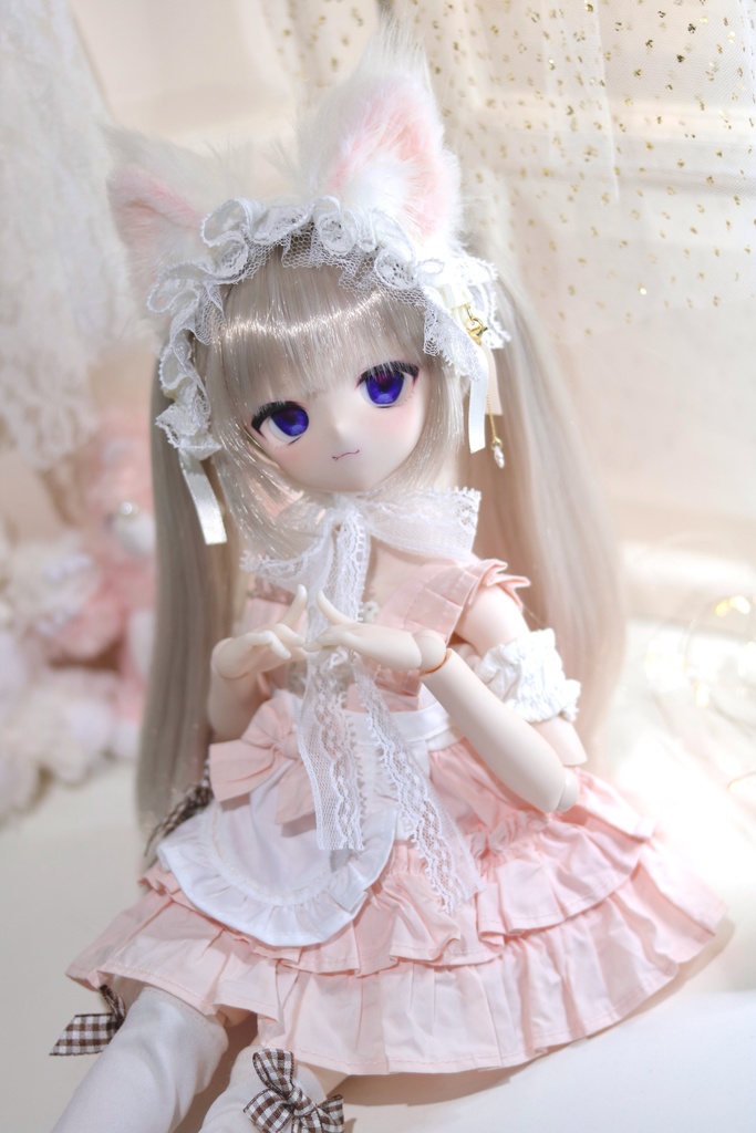 【即納】長毛ケモミミヘッドドレス