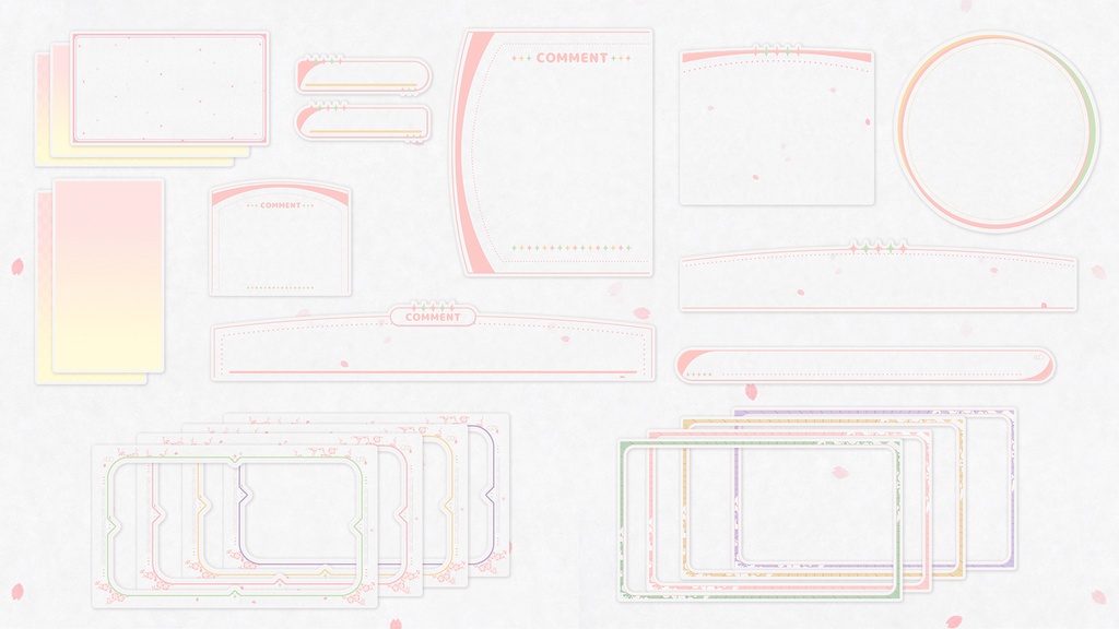 【Vtuber向け】背景動画つき!ゆるふわ和風配信画面