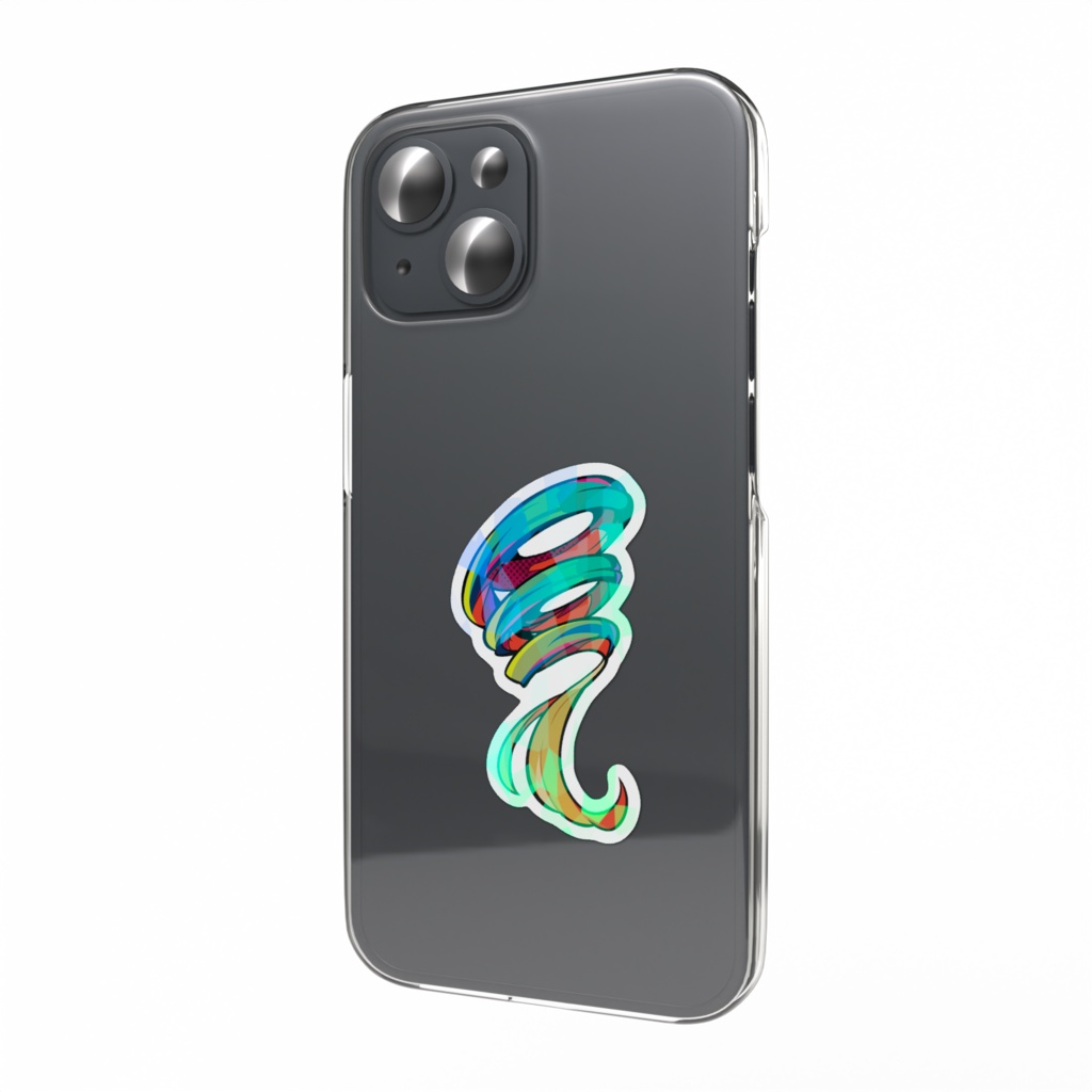 【5周年記念】ツインテ_ホログラムステッカー