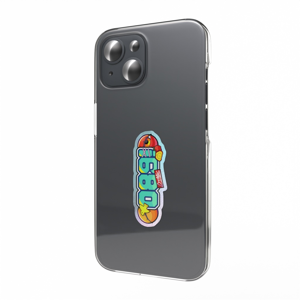 【5周年記念】089!ロゴ_スマホステッカー_AuroraVar