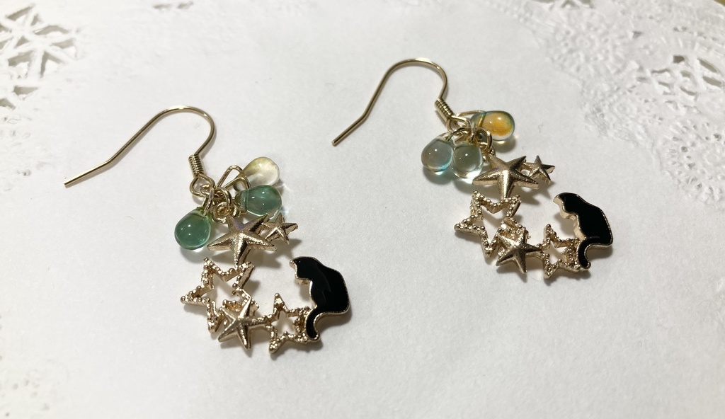 尾月イメージフックピアス