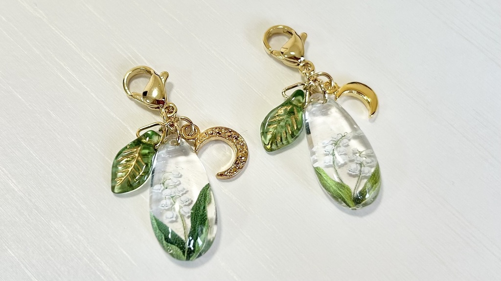 月島概念お花チャーム