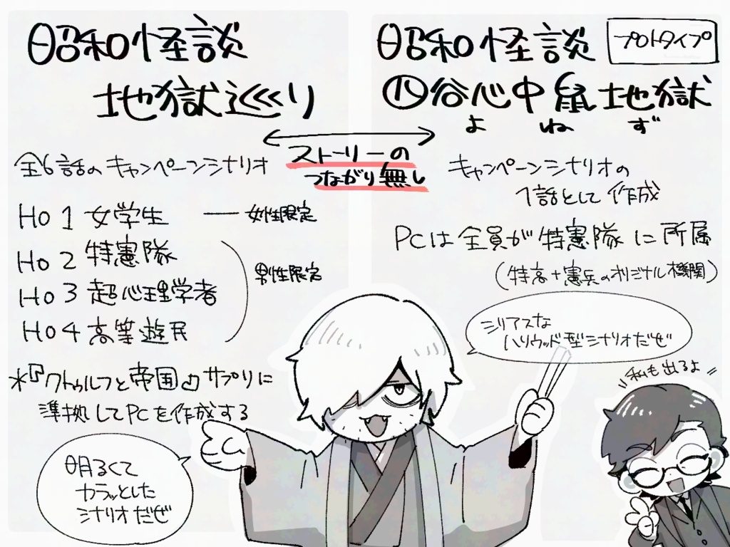 CoCシナリオ『昭和怪談地獄巡り』【SPLL:E198617】