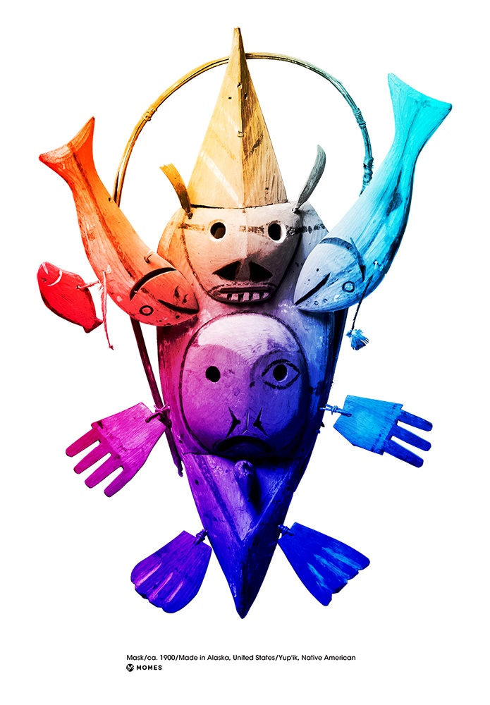 【MOMES】ユピックマスク グラデロンT