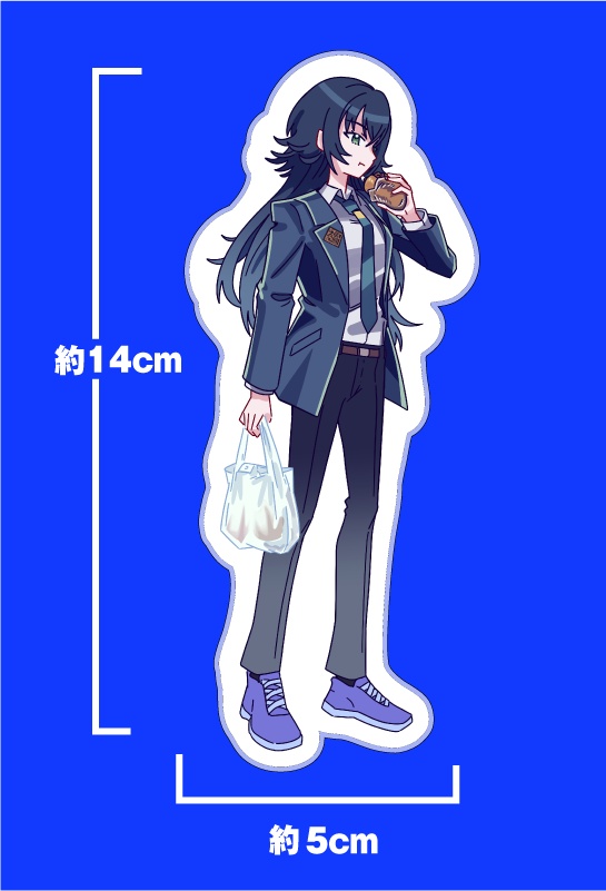 初星UNIFORM_月村手毬ダイカットステッカー