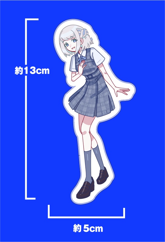 初星UNIFORM_葛城リーリヤダイカットステッカー