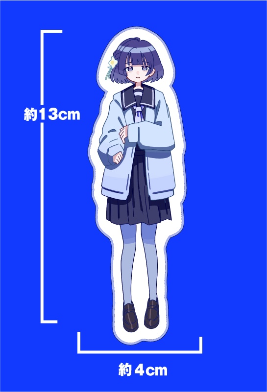 初星UNIFORM_秦谷美鈴ダイカットステッカー