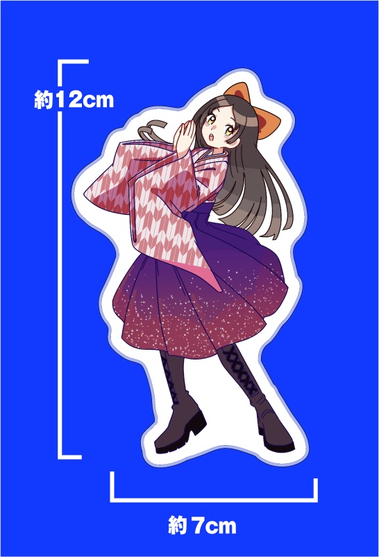初星UNIFORM_倉本千奈ダイカットステッカー