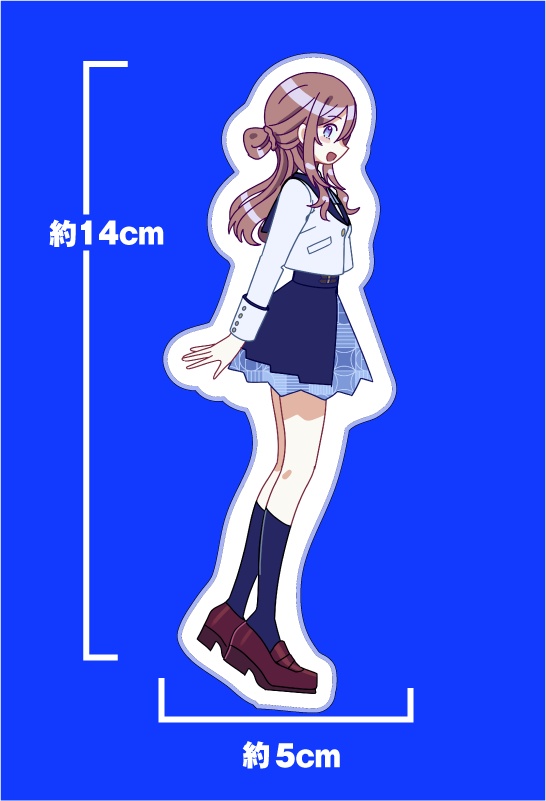 初星UNIFORM_姫崎莉波ダイカットステッカー