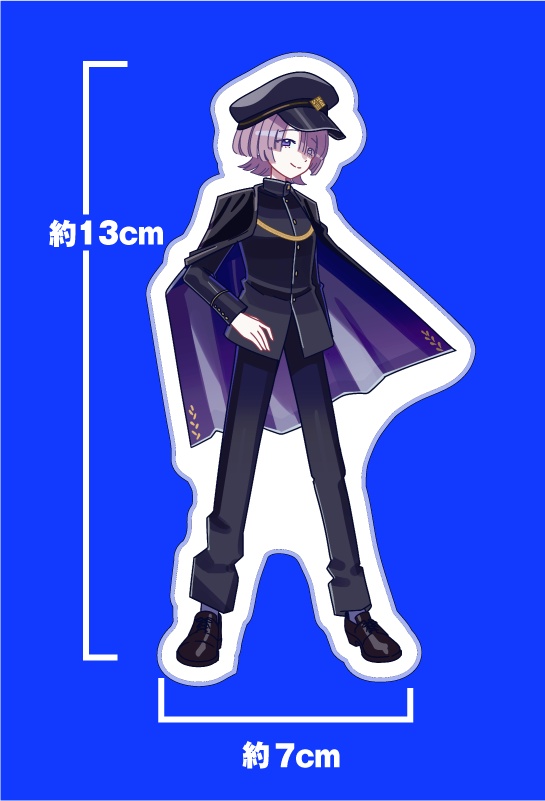 初星UNIFORM_有村麻央ダイカットステッカー